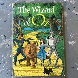 The Wizard of OZ Book Frank Baum 1971 Scholastic Paperback TX163  VTG